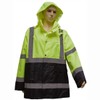 Petra Roc LBRJK-C3-2X Rain Parka Jacket ANSI/ISEA Class 3 Waterproof,