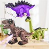 Doloowee 3 Pack Walking Dinosaur Toy for Kids 3-5/5-7 Years