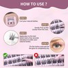 Lash Clusters 80 Pcs Cluster Lashes Natural Look DIY Eyelash