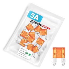 Chanzon UL Listed 5A Mini Blade Fuse ATM/APM 10Pcs 5 Amp 32V Auto Fuses Fast Blow for Automotive Car RV Truck SUV