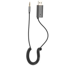 Bluetooth 5.1 Aux Adapter Built in Mic Hands Free Call 3.5mm Car Bluetooth Receiver for Car Sound Home Stereo