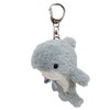 Stream Market Mascot Keychain Lanyard Charm Plush Dolphin Shark TY032-C