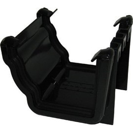 FloPlast Ogee Black Gutter Union