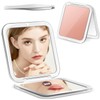 MIYADIVA Compact Mirror, 30X Magnifying Mirror, Pocket Mirror for Purse,