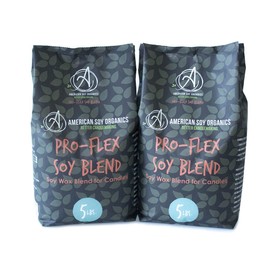 American Soy Organics Pro-Flex Soy Blend - Soy Wax Beads for Candle Making - Candle Making Supplies - Beeswax-Free Candle Wax Blend for Container Candles, Tealights and Wax Melts, 10 lbs