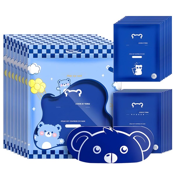 20 Pcs Steam Eye Mask,Self Heating Warming Eye Mask, Fatigue