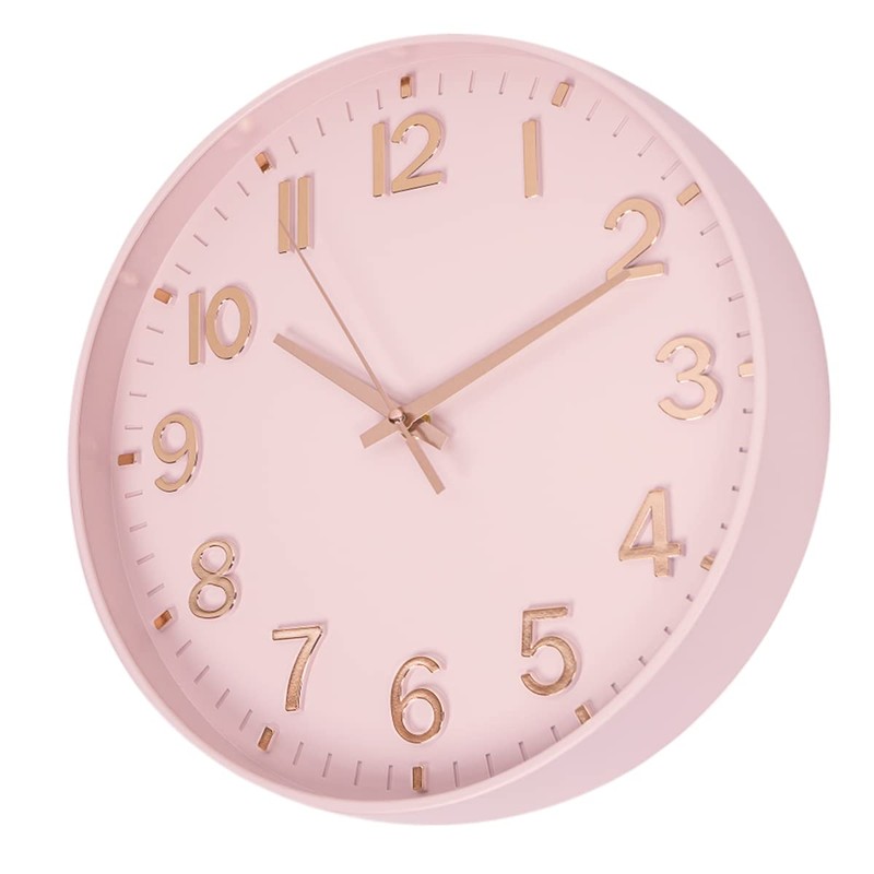 HZDHCLH Wall Clock 12 Inch Silent Non Ticking Clock for