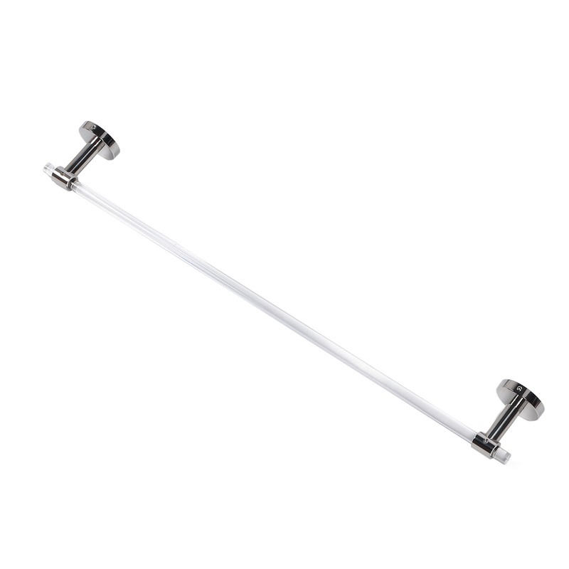 Towel Holder Rod Minimalist Light Luxury Acrylic Wall Mounted Towel