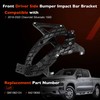 Front Left Driver Side Bumper Support Impact Bar Bracket Compatible