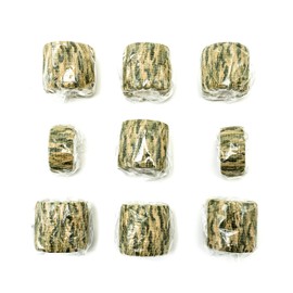 FRESINIDER 9 Rolls Self Adhesive Wrap Athletic Tape Gauze, Breathable Elastic Cohesive Bandage for Sports Injury & Pet (7 Pcs 2"x 5 Yards + 2 Pcs 1" X 5 Yards) (Woodland Multicam Camo)