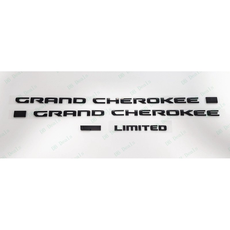 Grand Cherokee 4pcs Matte Black Side Door Rear Limited L