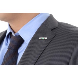 Don Flyee Safety First Pin Badge Pin Butterfly Clutch C0002