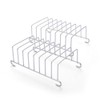 Yardwe 2pcs Toast Bread Rack Holder 8 Slice Holes Stainless