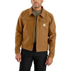 Carhartt Men's Rugged Flex® Relaxed Fit Duck Jacket, Carhartt Brown, XX-Large