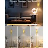 Lightdot 64.6IN Gold Floor Lamp Dimmable Linen Shade LED Floor
