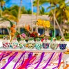 48 unidades de adornos hawaianos para cupcakes de Luau, adornos
