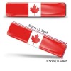 DIGIART INTERNATIONAL SWISS SWITZERLAND FLAG 3D EPOXY CAR EMBLEM SET