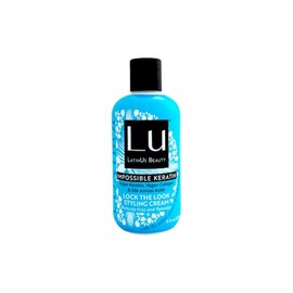 LatinUs Beauty, Lock The Look Crema para Peinar con Keratina Vegana para Cabello Manejable y Estilizado, 8 oz