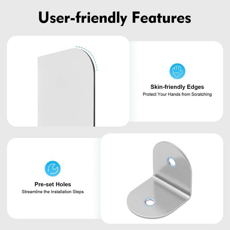 BANLICALI Urinal Partition, 15.7"W x 35.43"H Urinal Screen Toilet Partition