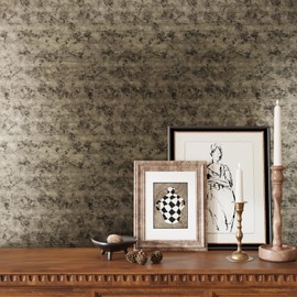 CRE8TIVE Aged Gold Peel and Stick Wallpaper 12"x354" Metallic Wallpaper for Kitchen Appliances Removable Renter Friendly Wallpaper Adhesive Gold Contact Paper for Living Room Accent Walls Backsplash