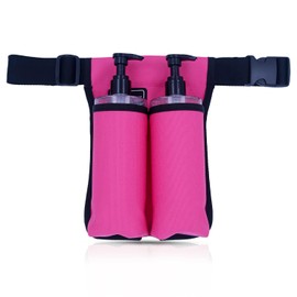 Funda de aceite de masaje, ajustable y duradera, suministros de terapeuta de masaje elegantes (2B-Fucsia)