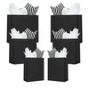 Offizon 12 Pcs Black Gift Bags, Paper Bags with Mixed