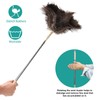 Extendable Ostrich Feather Duster 27-94 Inch, Natural Cleaning Duster Extension