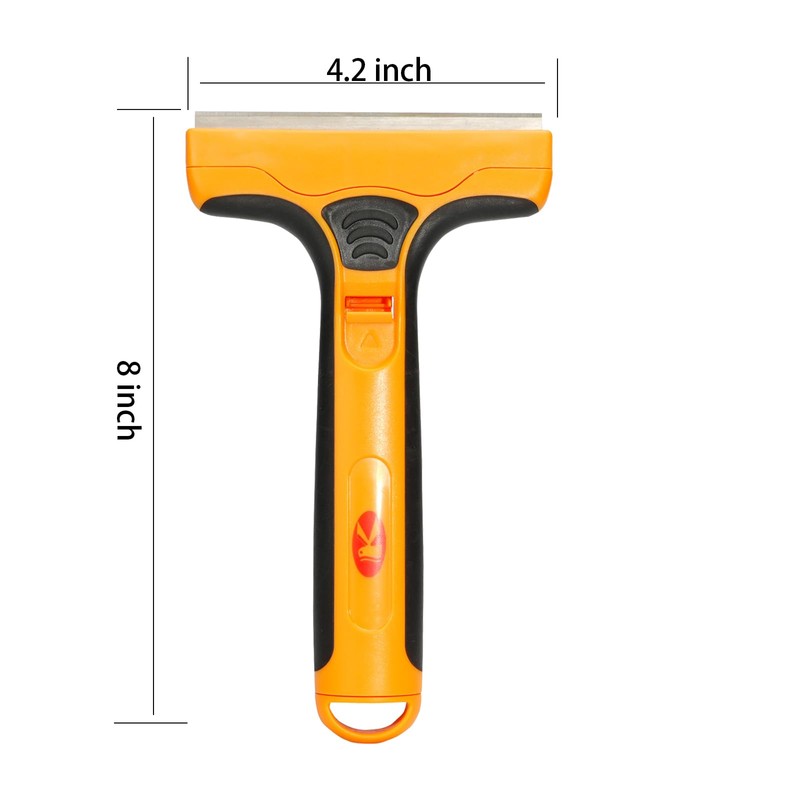 Wide Razor Blade Scraper Tool with 5pcs Extra Replacement SK5