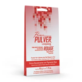 Loquay Polvo Decolorante Pulver Rouge Formulado Para Tonos Rojos