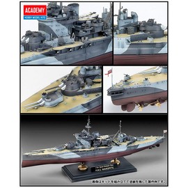 Academy Queen Elizabeth Class H.M.S. Warspite Boat Model Building Kit