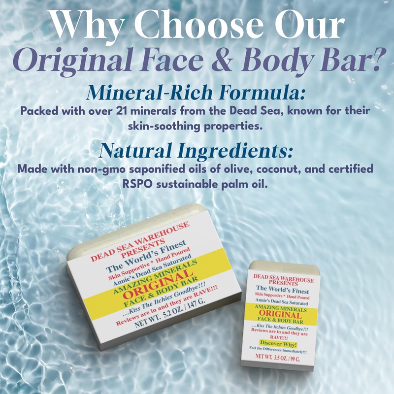 Dead Sea Warehouse - Dead Sea Salt Soap Bar -
