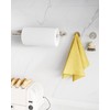 WZKALY Paper Towel Holder Under Cabinet, Self Adhesive or Wall