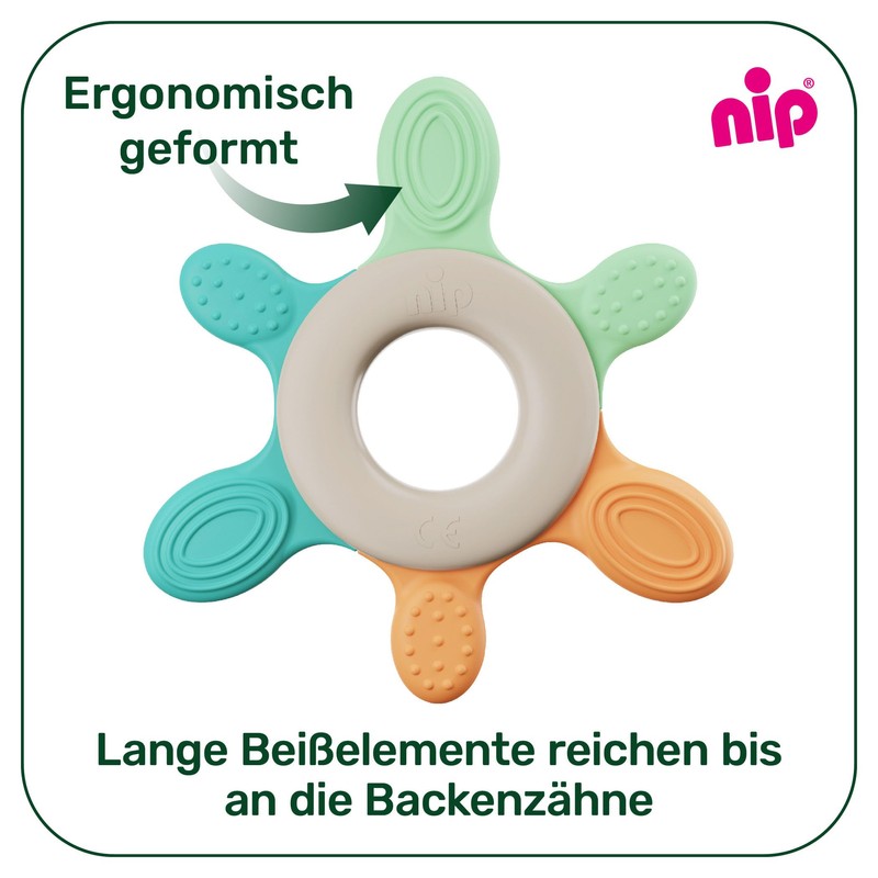 nip Teething Ring | Sustainable Teether for Babies from 3