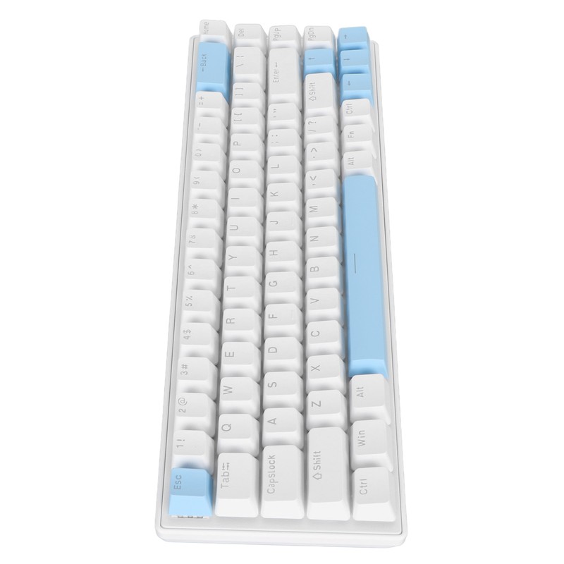 Mechanical Keyboard 68 Keys RGB Backlight Compact Wired Keyboard with