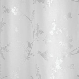 Dreams & Drapes Curtains - Darnley - Slot Top Voile Panel - 55" Width x 48" Drop (140 x 122 cm) in White