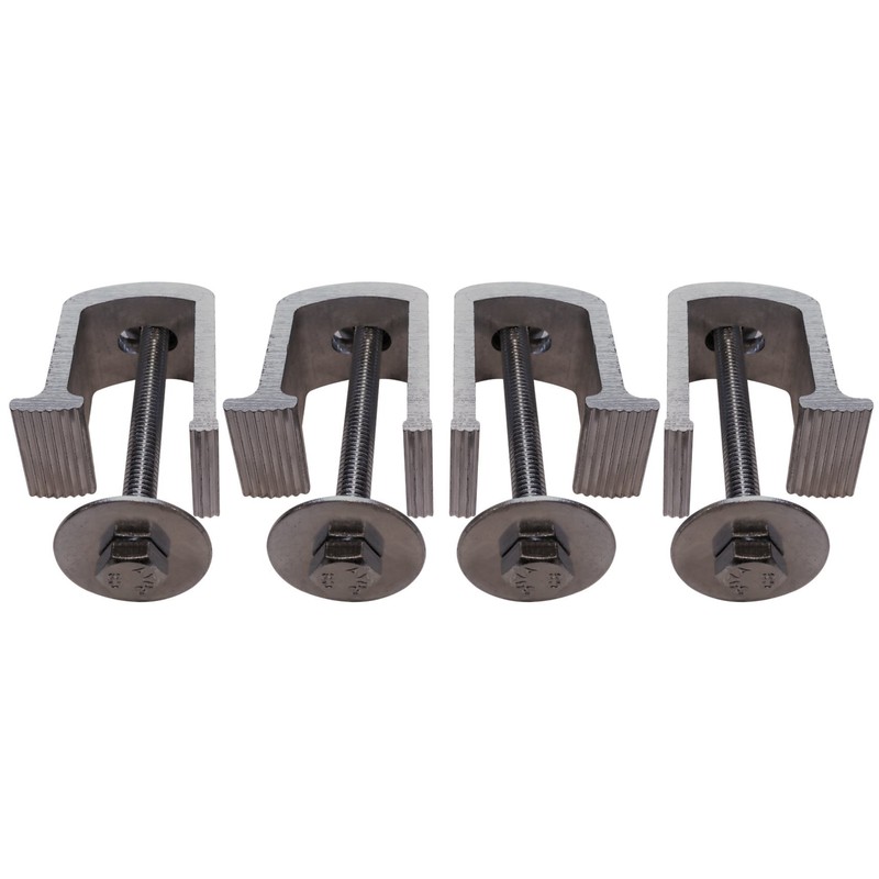 (4 Pack) Easy Mount - Truck Tool Box Clamps -