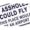 ALREAR Funny Signs Man Cave Decor Garage Home Bar Metal
