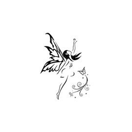 Schmetterlings Elfe - Forever Never® | Temporäre Tattoos für Erwachsene - Hält bis zu 2 Wochen | vegan, wasserfest, EU-zertifiziert