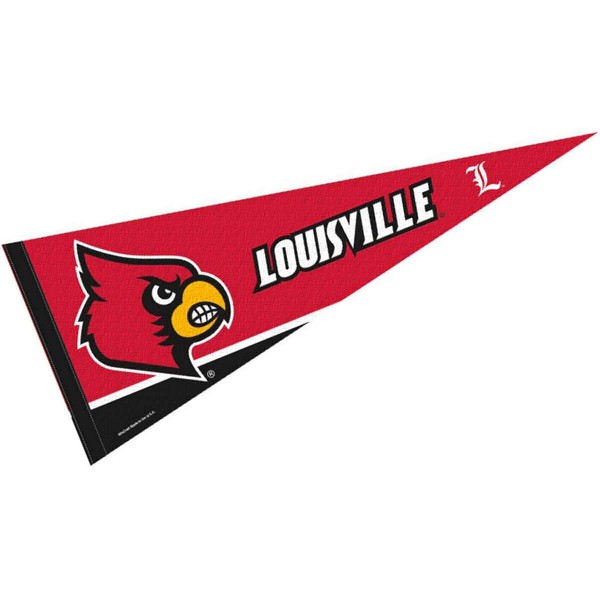 College Flags & Banners Co. Louisville Cardinals Pennant Full Size