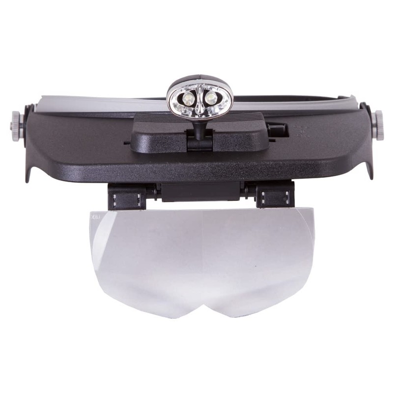 Levenhuk Zeno Vizor H3 Head Multi-Power Magnifier with LED Light