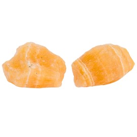 Yellow Calcite Raw Crystals Rough Gemstones with Authenticity Card, Velvet Pouch Raw Stones for Tumbling, Cabbing, Polishing, Cutting Natural Healing Crystals for Home Decor, DIY Sto