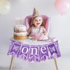 jijAcraft One High Chair Banner 1st Birthday, Purple High Chair