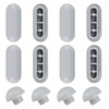 Lotbun Toilet Seat Damper Plastic, Toilet Lid Stopper, Toilet Seat