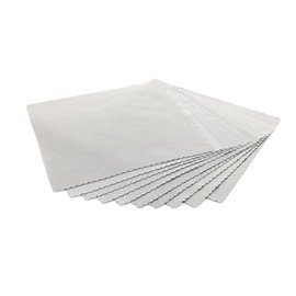 The Rag Company - Buttersoft Suede Cloth - Trademarked Softness for Applying and Leveling Coatings, Cleaning Glass and Other Delicate Surfaces Without Scratching - 8”x 8” - 10 Pack - Ice Grey