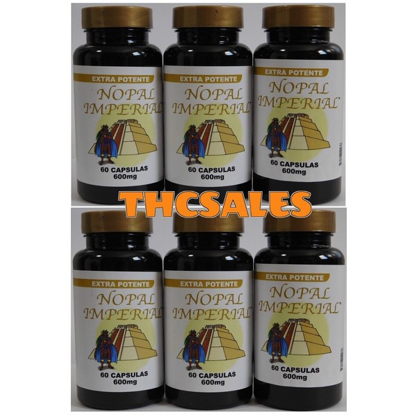 6 NOPAL IMPERIAL VITAL EXTRA POTENTE ANTIOXIDANT PEAR CACTUS IMMUNE SUPPORT PILL