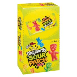 Mondelez International Maynard's Sour Patch Kids (18pk) 60g/2.1oz per pack) {Imported from Canada}