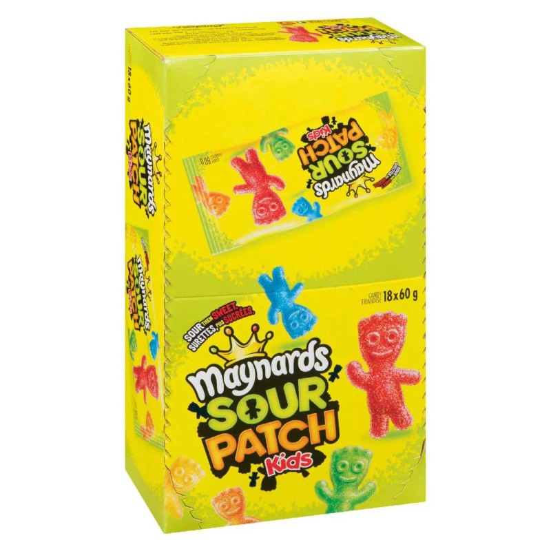 Mondelez International Maynard's Sour Patch Kids (18pk) 60g/2.1oz per pack)