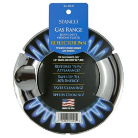 Stanco, Chrome Round Gas Pan, 7-Inch