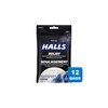 Halls Menthol Extra Strong 30 Count Bag, Pack of 12