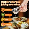 Stainless Steel Lemon Squeezer | Heavy Duty Handheld Juicer with